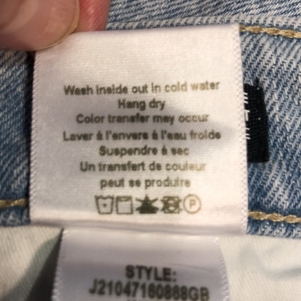 Veronica Beard Blake Classic Straight High Rise Glacier Blue Wash Jeans - Picture 15 of 15